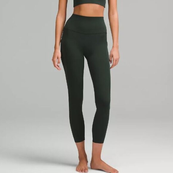 lululemon athletica Pants - lululemon Align™ High-Rise Pant with Pockets 25" Legacy Green Leggings Size 2